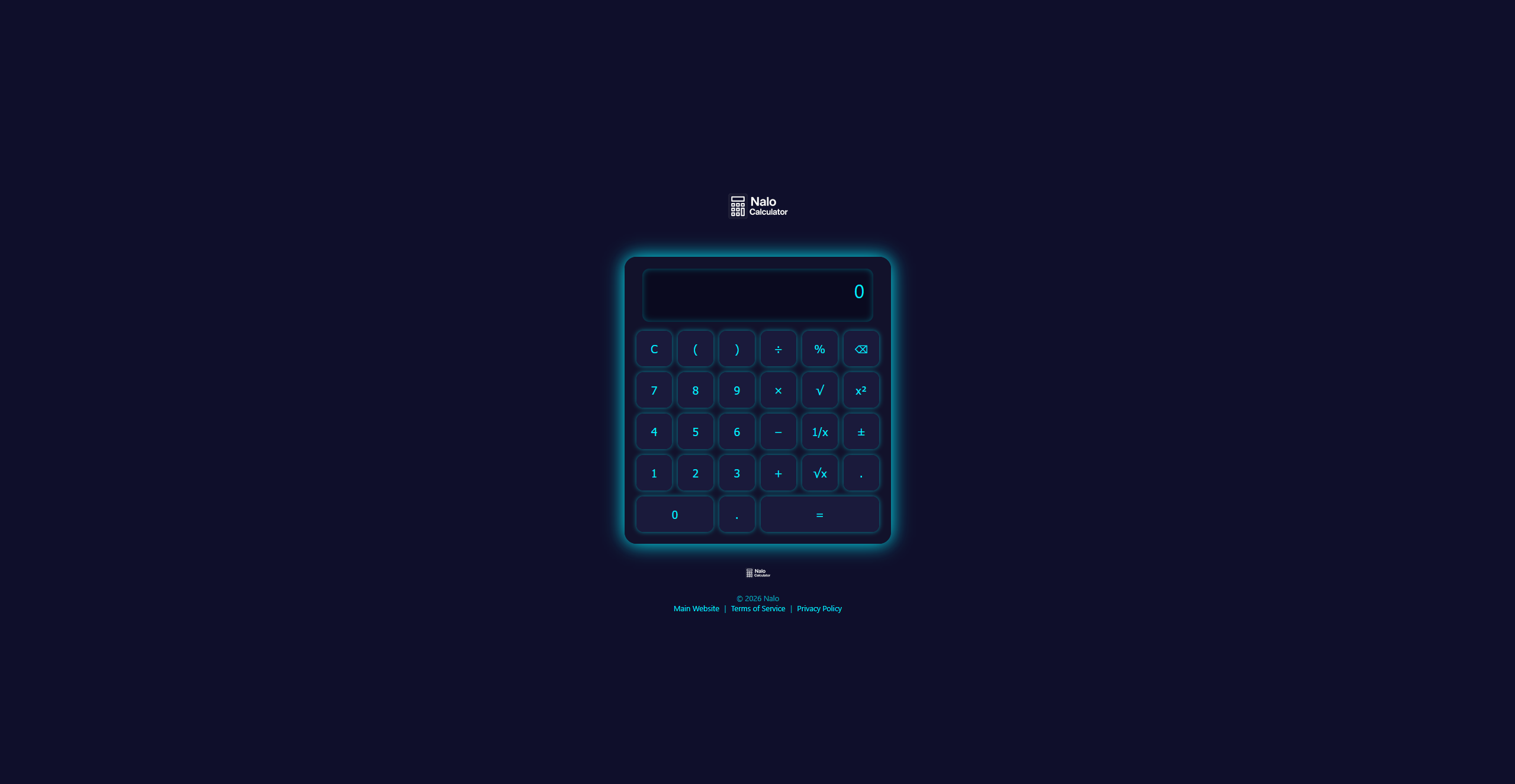 Nalo Calculator Screenshot